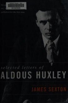 Selected Letters of Aldous Huxley cover image