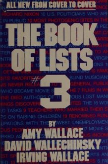 The People's Almanac Presents the Book of Lists #3 cover image