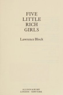 Five Little Rich Girls cover image