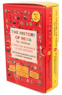 THE HISTORY OF INDIA FOR CHILDREN- FROM THE MUGHALS TO THE PRESENT - 2 VOL SET cover image