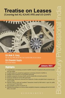 Treatise on Leases (Covering Ind AS, IGAAP, IFRS and US GAAP), First Edition cover image