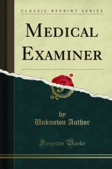 Medical Examiner (Classic Reprint) cover image