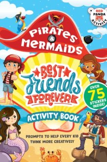 Pirates and Mermaids Best Friends Forever Activity Book cover image