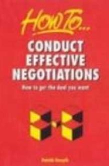Conduct Effective Negotiations cover image