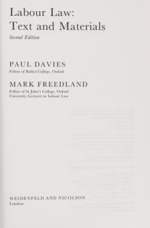 Labour Law Text and Materials cover image