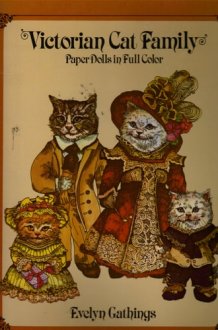 Victorian Cat Family Paper Dolls in Full Color cover image