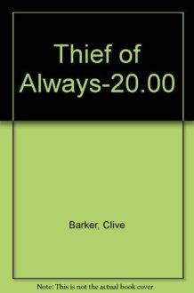 Thief of Always-20.00 cover image