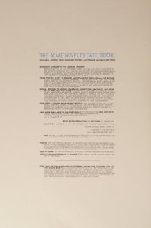 The Acme Novelty Date Book Sketches and Diary Pages in Facsimile, 1995-2002 cover image