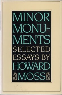 Minor Monuments Selected Essays cover image