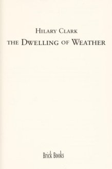 The Dwelling of Weather cover image