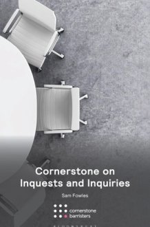 Cornerstone on Inquests and Inquiries cover image