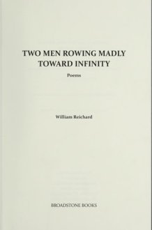 Two Men Rowing Madly Toward Infinity Poems cover image