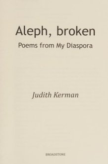 Aleph, Broken Poems from My Diaspora cover image