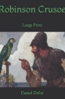 Robinson Crusoe Large Print cover image