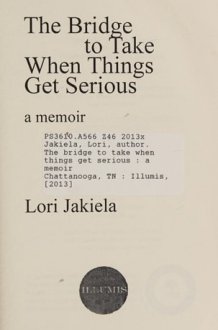 The Bridge to Take When Things Get Serious cover image