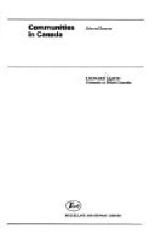 Communities in Canada: selected sources. cover image