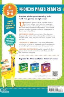Phonics Makes Readers: Kindergarten Phonics Games 200+ Fun Activities to Build Reading Skills cover image