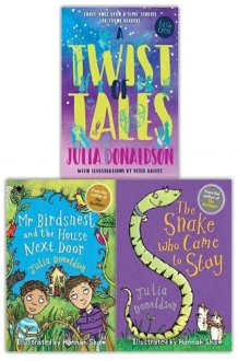A Twist of Tales / Mr Birdsnest and the House Next Door / The Snake Who Came to Stay cover image