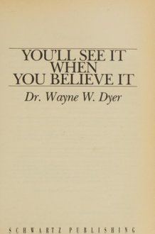 You'll See it when You Believe it cover image