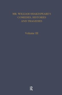 Mr. William Shakespeare's Comedies, Histories and Tragedies cover image
