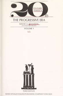 20th century America - The Progressive Era - Volume 1 cover image