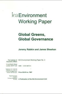 Global Greens, Global Governance (Iea Environment Working Paper, 4) cover image