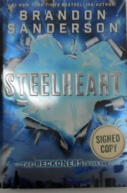 SIGNED! First Edition Hardcover Steelheart (The Reckoners) by Brandon Sanderson