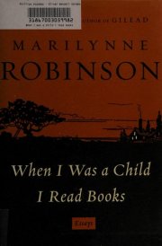 When I Was a Child I Read Books Essays