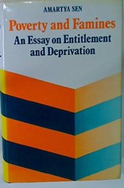 Poverty and Famines An Essay on Entitlement and Deprivation