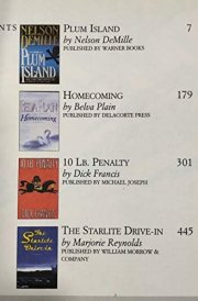 Reader's Digest Select Editions: 10 Lb. Penalty by Dick Francis, Plum Island by Nelson Demille, the Starlite Drive-in by Marjorie Reynolds, Homecoming by Belva Plain (236)