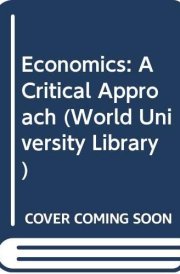 Economics: a Critical Approach