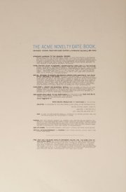 The Acme Novelty Date Book Sketches and Diary Pages in Facsimile, 1995-2002
