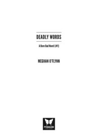 Deadly Words: A Serial Killer Crime Thriller (Born Bad # 2)
