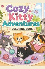 Cozy Kitty Adventures Coloring Book