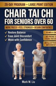Chair Tai Chi for Seniors Over 60: Large Print 28-Day Seated Program to Restore Balance, Relieve Joint Pain, and Move with Confidence — 10-Minute ... Illustrations, No Phone or Video Needed