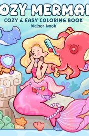 Cozy Mermaid: Coloring Book for Adults and Teens Featuring Enchanting Mermaids and Cute Sea Animals in Fantasy Ocean Scenes for Relaxation