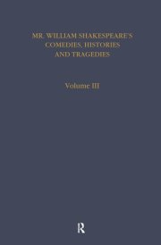 Mr. William Shakespeare's Comedies, Histories and Tragedies
