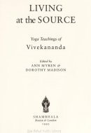LIVING AT THE SOURCE (Shambhala Dragon Editions)
