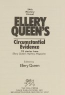 Ellery Queen's Circumstantial Evidence 22 Stories from Ellery Queen's Mystery Magazine