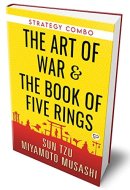 Strategy Combo: The Art of War + The Book of Five Rings (Hardcover Library Edition)