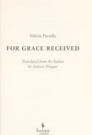 For Grace Received