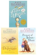 Kate Dicamillo The Tale of Despereaux, Flora and Ulysses and Because of Winn-Dixie 3 Books Colletcion set