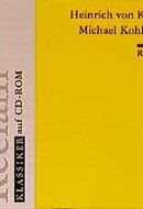 Reclam Klassiker Auf CD-ROM: Michael Kohlhaas