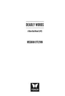Deadly Words: A Serial Killer Crime Thriller (Born Bad # 2)